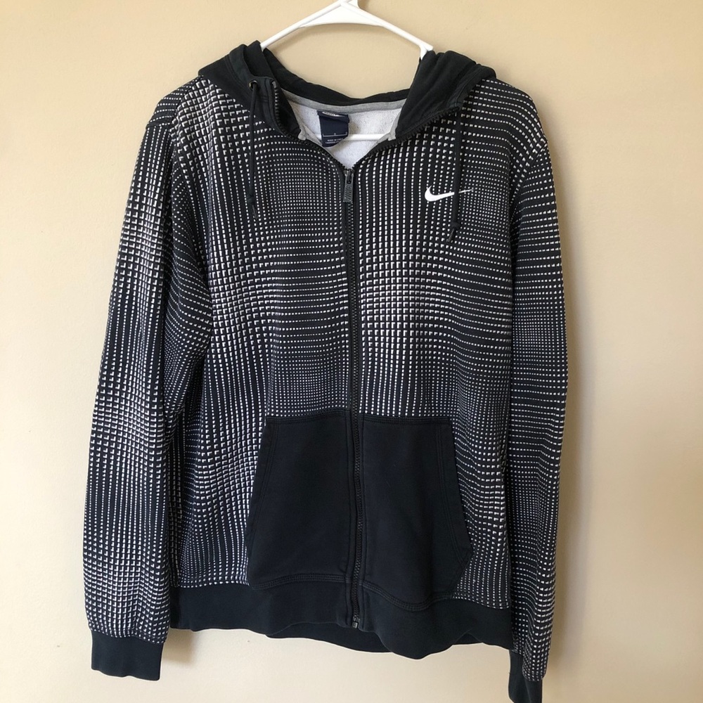 Nike Checkered Zip Up Hoodie
